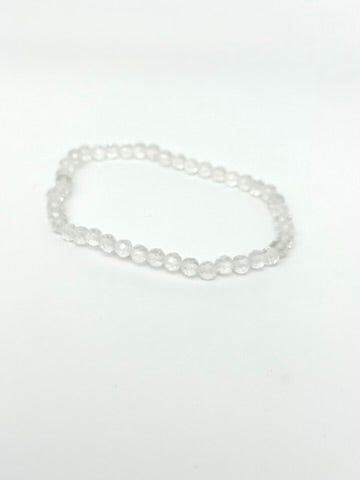 Bergkristall Armband Facettiert 4mm