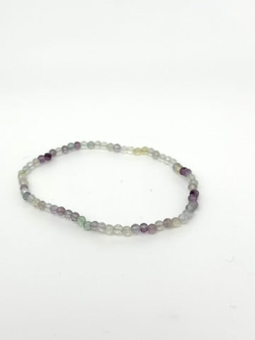 Fluorit Armband Facettiert 3mm