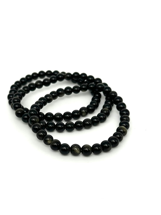 Goldscheinobsidian Armband 6mm