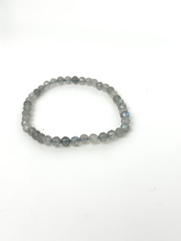 Labradorit Armband Facettiert 4mm