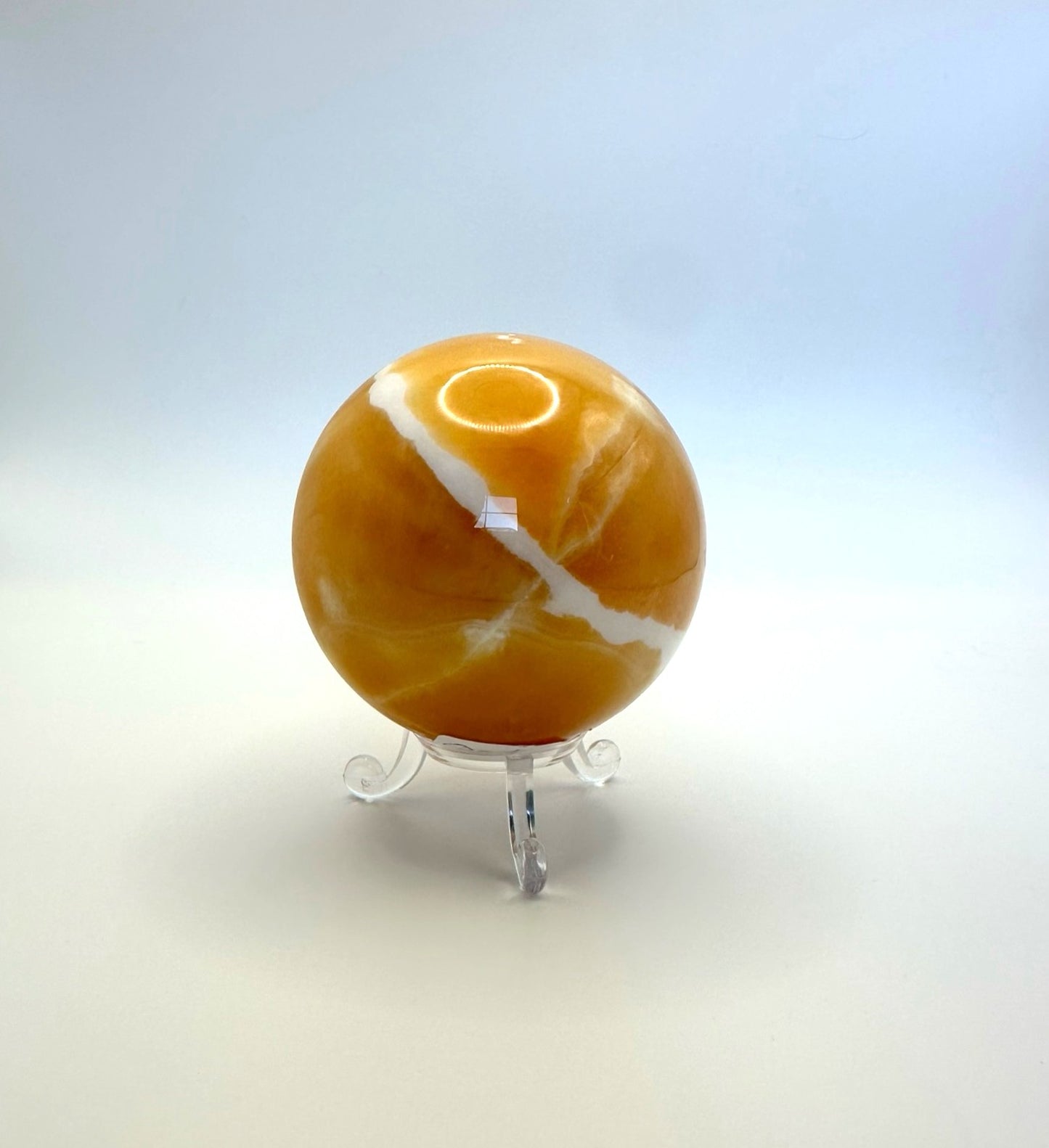 Orangencalcit Kugel Oc1