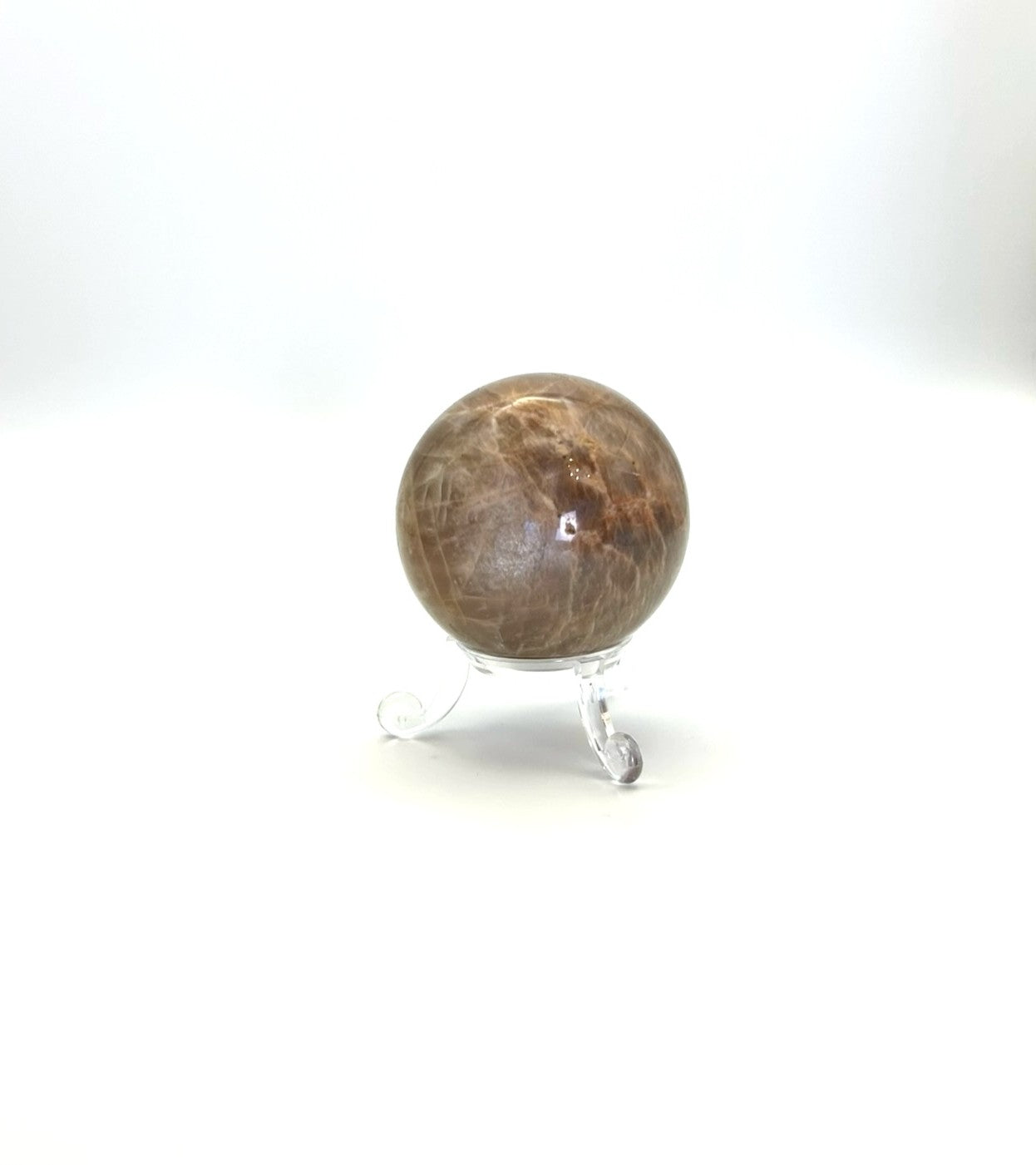 Pfirsich Mondstein Kugel PM2